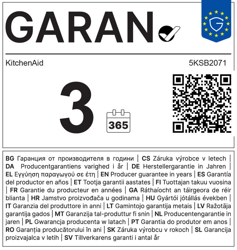 Pure Power 1,85 l mešalnik s steklenim vrčem