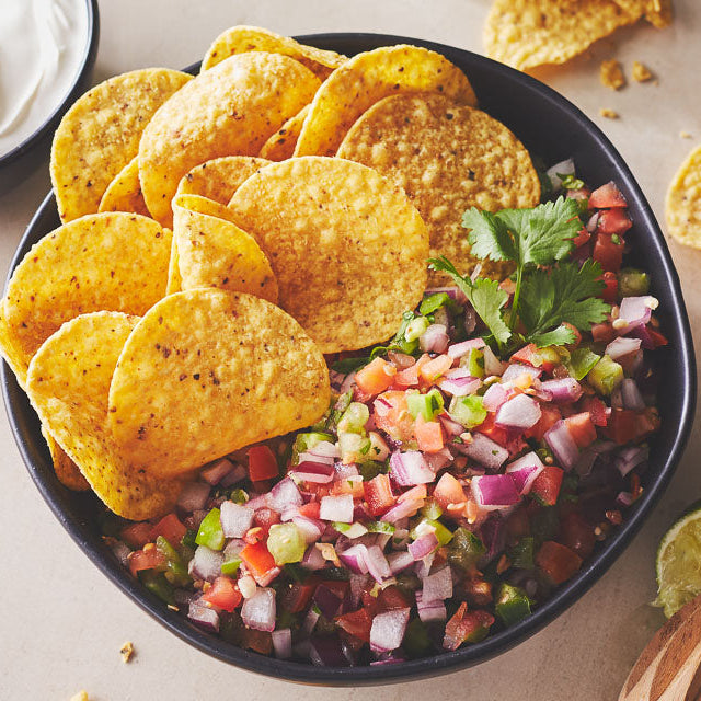 Tomatillo és paradicsomos pico de gallo