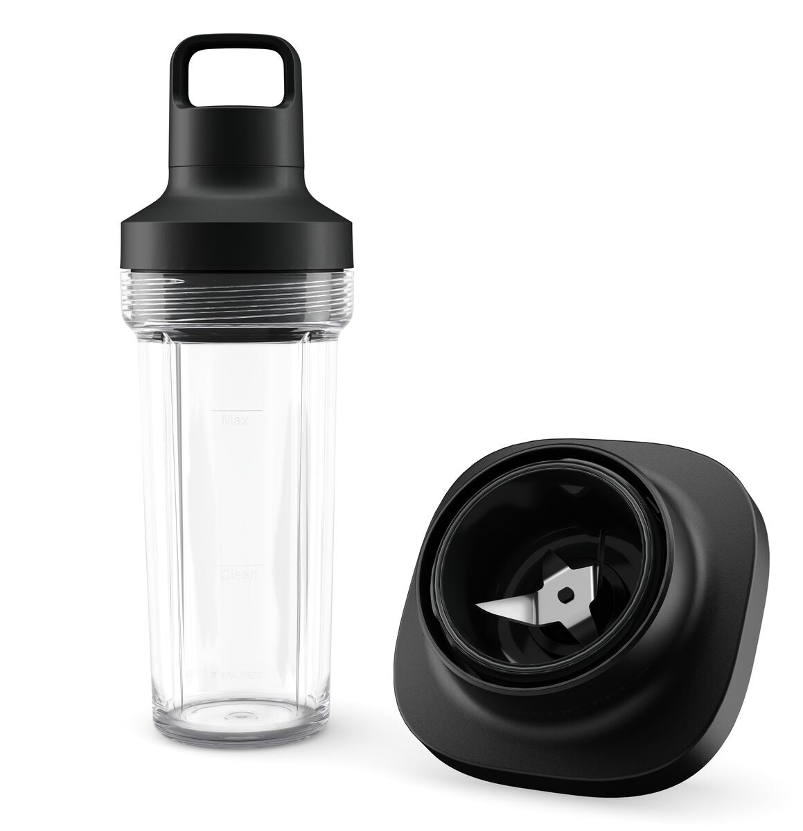 500 ml steklenica in rezilo sta priložena mešalniku K400